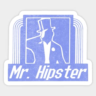 Mr. Hipster Sticker